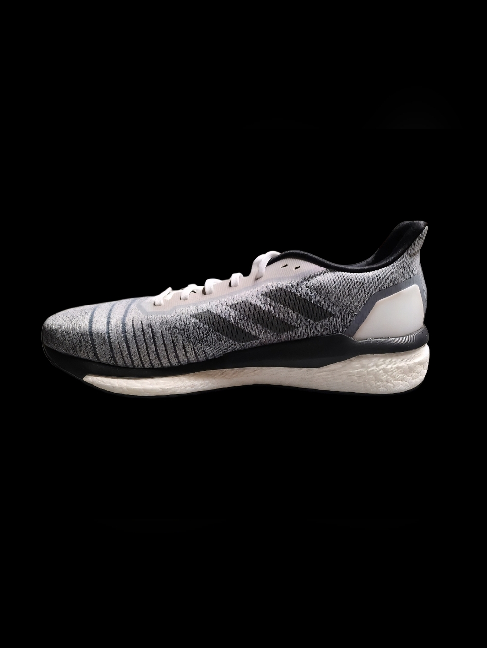 Men's adidas Solar Drive Shoes With Boost Midsole Gray Black and White Size 13 - Picture 4 of 16